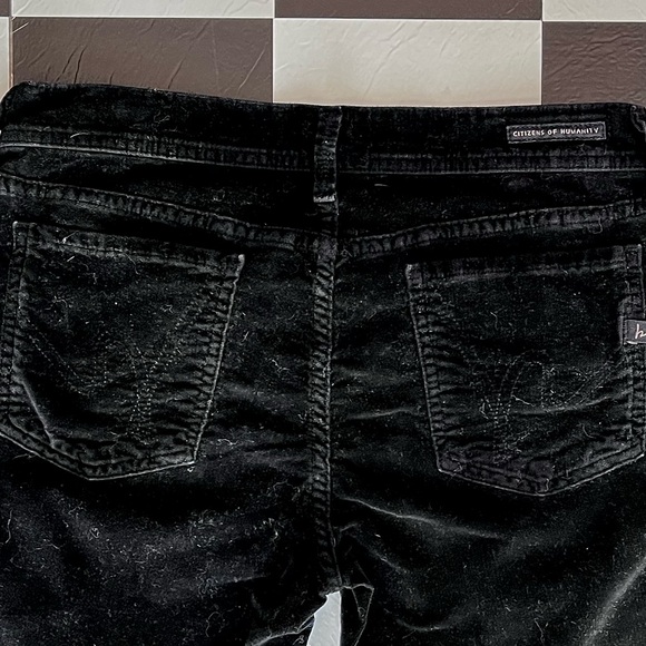 Citizens of Humanity Ava Stretch Low Waist Straight Leg Jean Black 28 - Picture 9 of 9